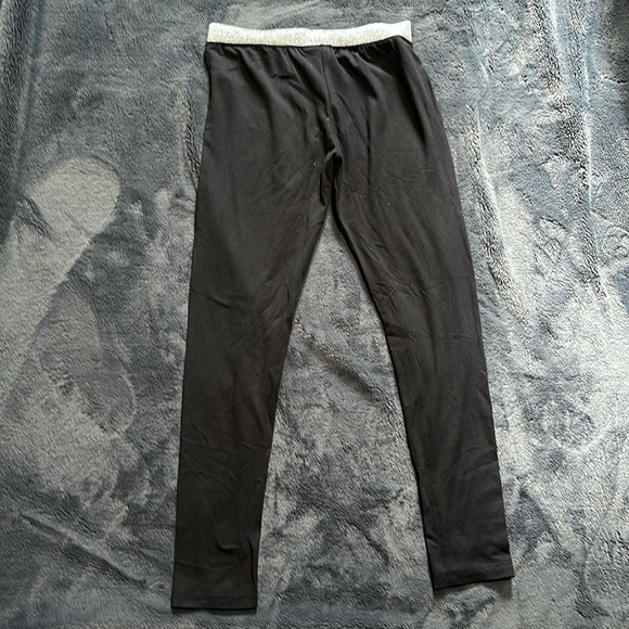 Picapino girls black leggings with sparkle elastic waist size 10 - Picture 4 of 6
